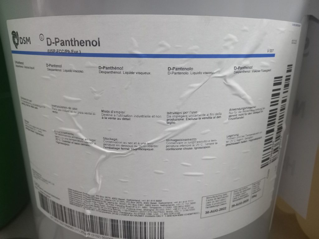 D-PANTHENOL - 1 loại tiền Vitamin B5