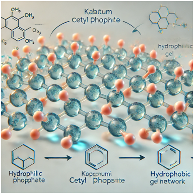  Potassium Cetyl Phosphate cơ chế tạo gel